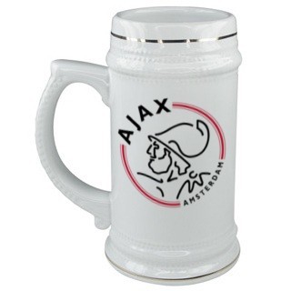 Керамическая кружка для пива с логотипом Аякс